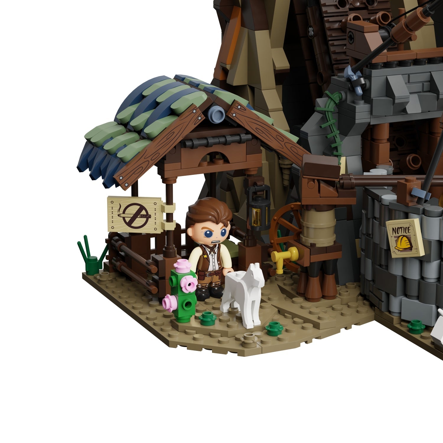 Buy Pantasy Western Mine Building Block Set – Motorized 2990pcs GBC ...