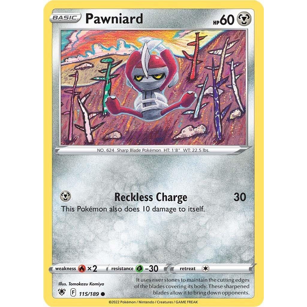 The Pokemon Company Pawniard (115/189) (SWSH10: Astral Radiance) by LAB7 Malta, Europe