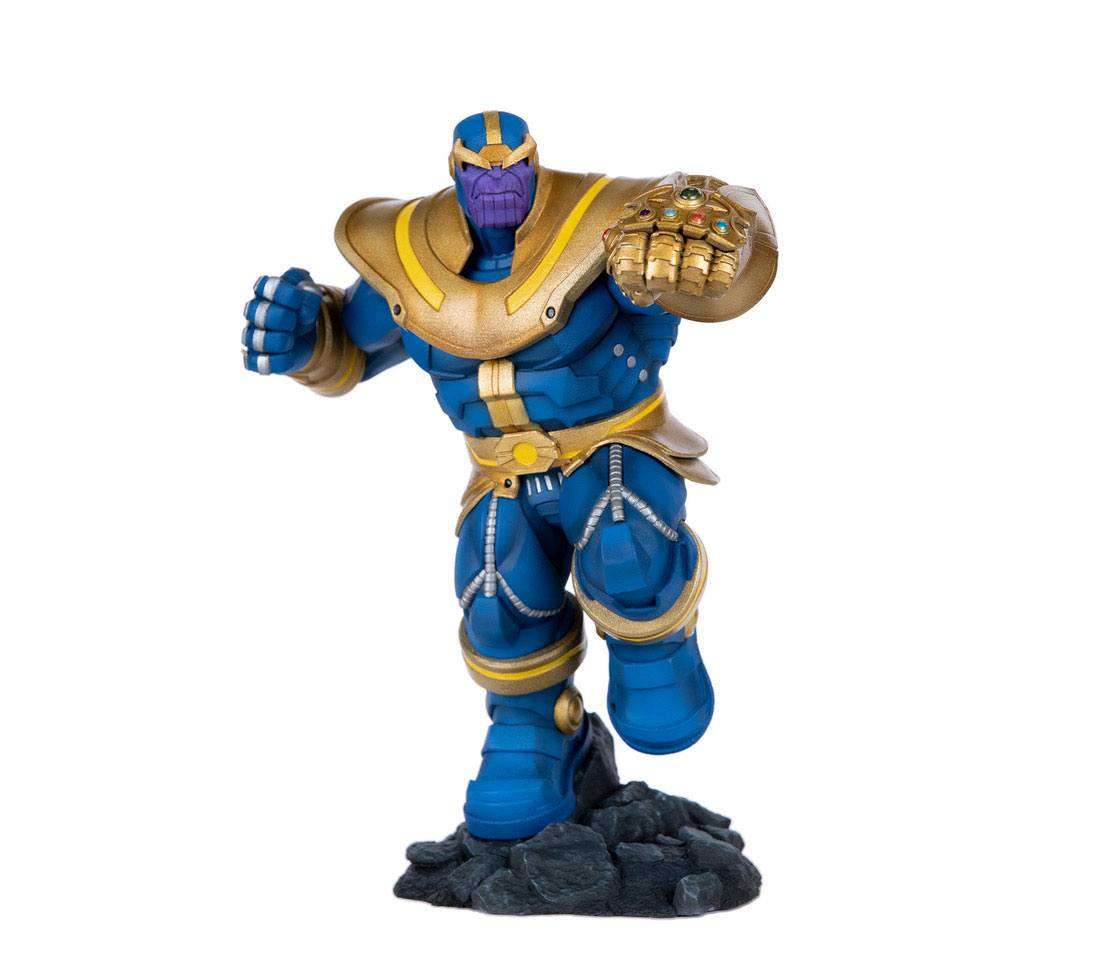 PCS Marvel Contest Of Champions Video Game PVC Statue 1/10 Thanos 22 cm by LAB7 Malta, Europe