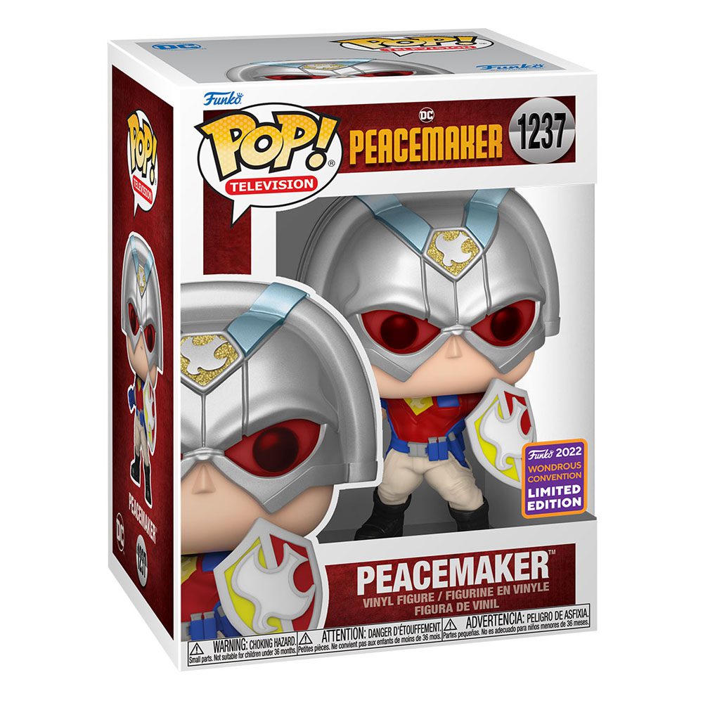 Buy Peacemaker with Shield Pop! #1237 (Wondrous Convention Exclusive) 2 - fast Malta shipping across Europe. Limited stock, secure checkout. Order now!
