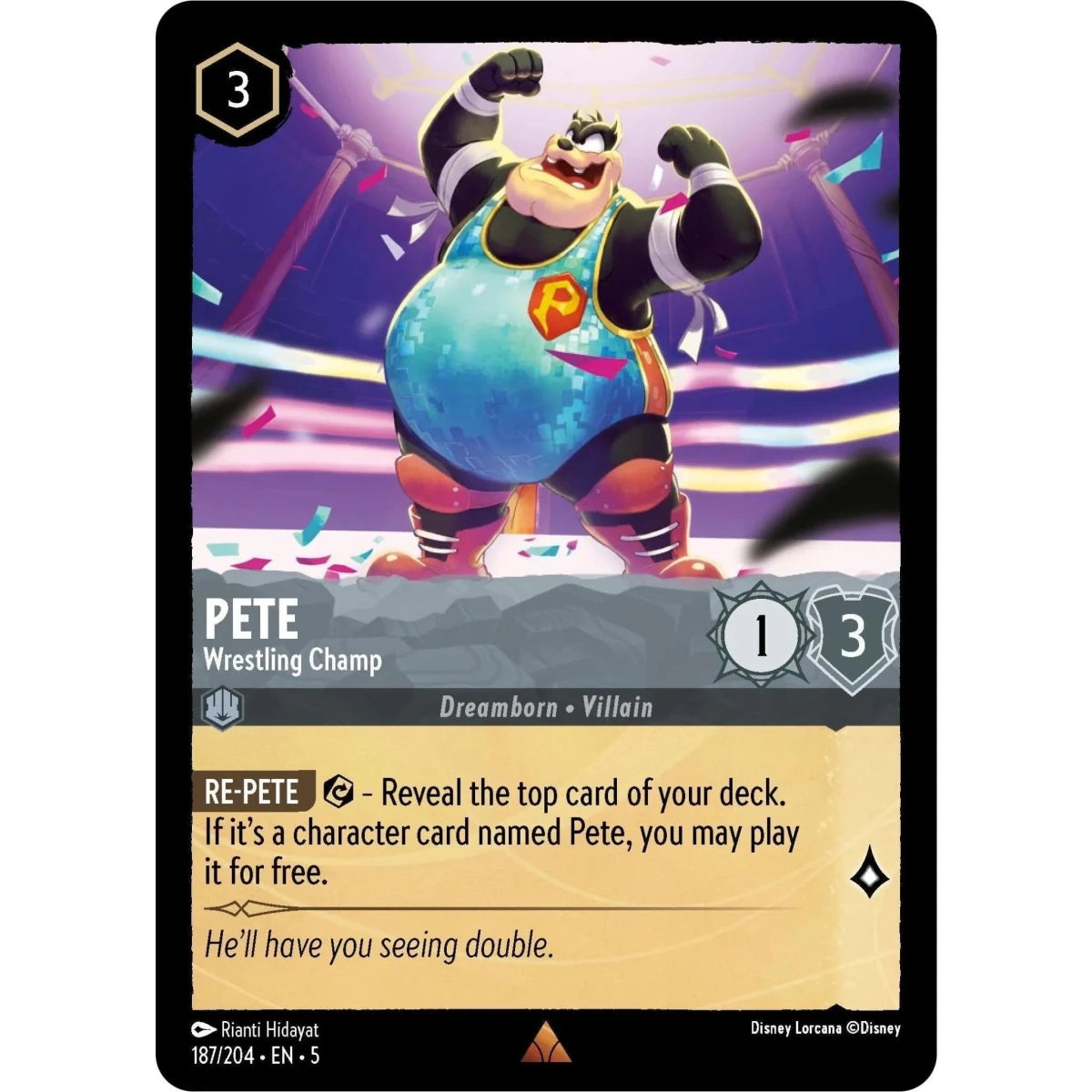 Pete - Wrestling Champ (187/204) (Shimmering Skies) in Malta | LAB7