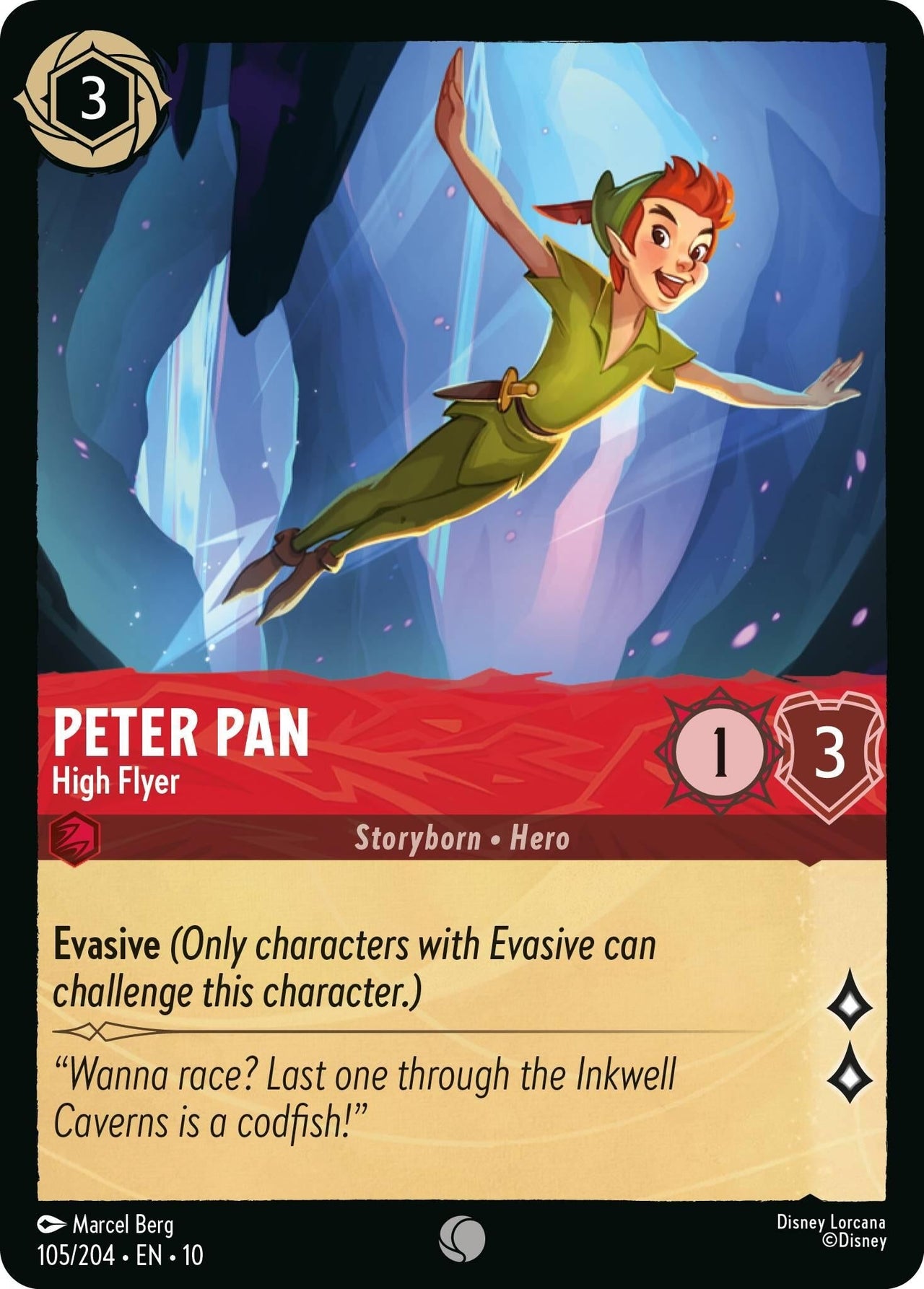 Peter Pan - High Flyer (105/204) (Whispers in the Well) 8966744 by LAB7 Malta, Europe