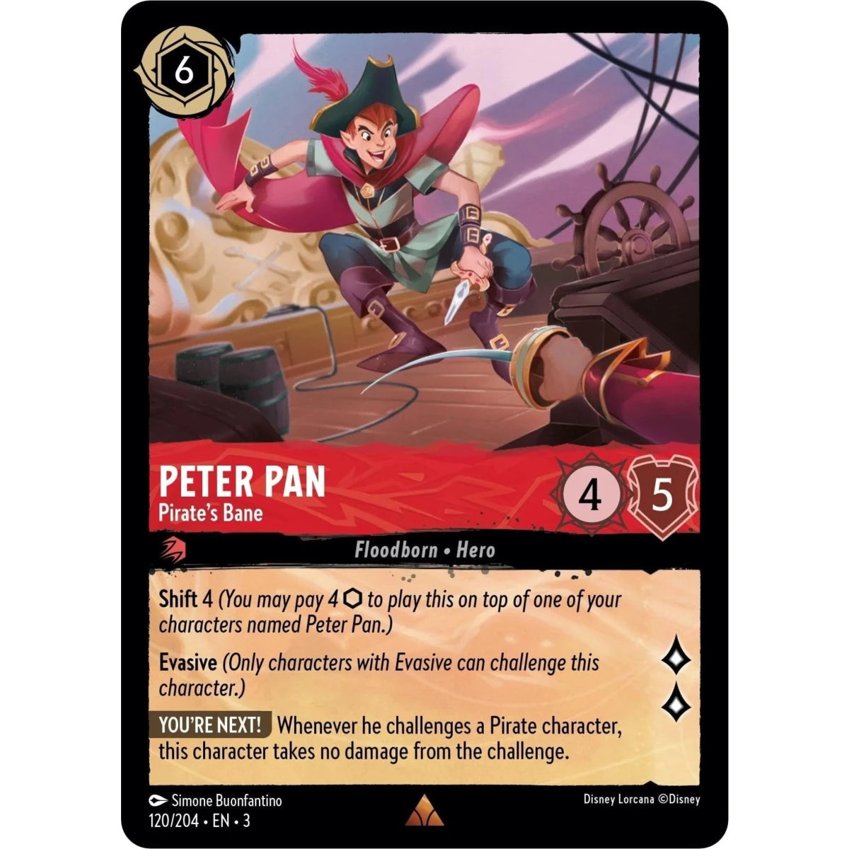 Peter Pan - Pirate's Bane (120/204) (Into the Inklands) in Malta | LAB7