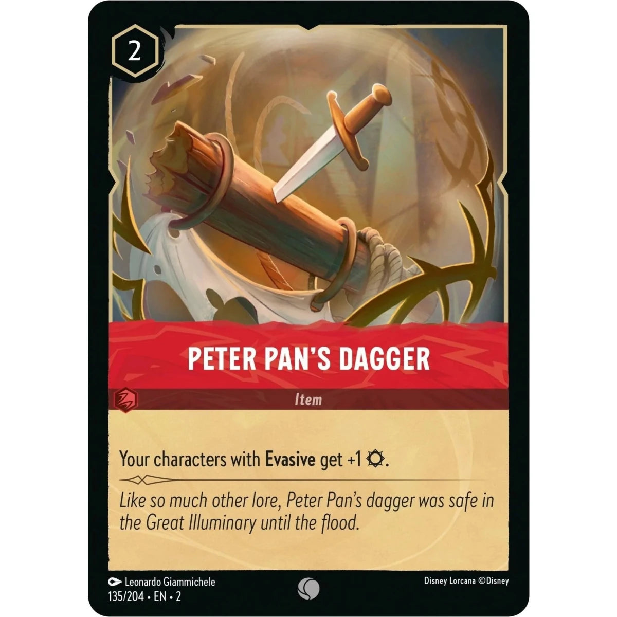 Peter Pan's Dagger (135/204) (Rise of the Floodborn) in Malta | LAB7