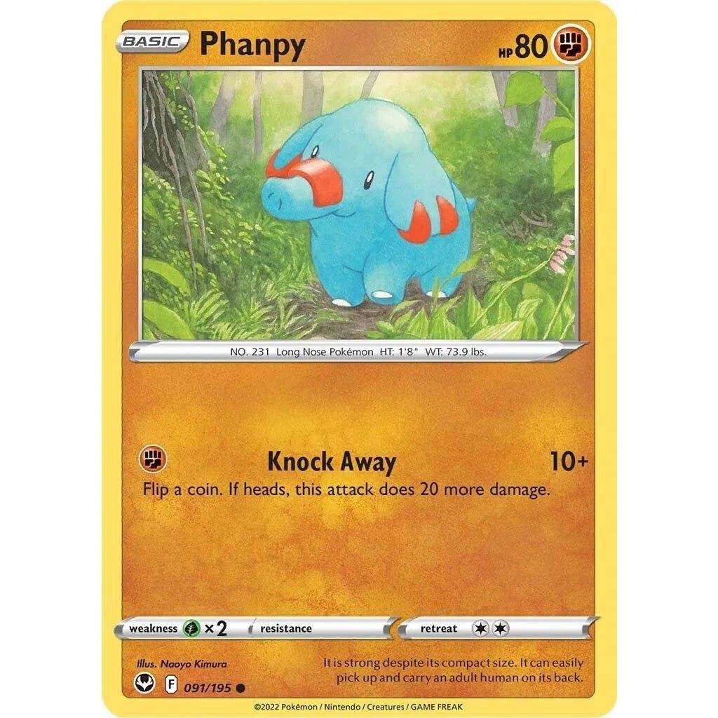 Phanpy (091/195) (SWSH12: Silver Tempest) in Malta | LAB7
