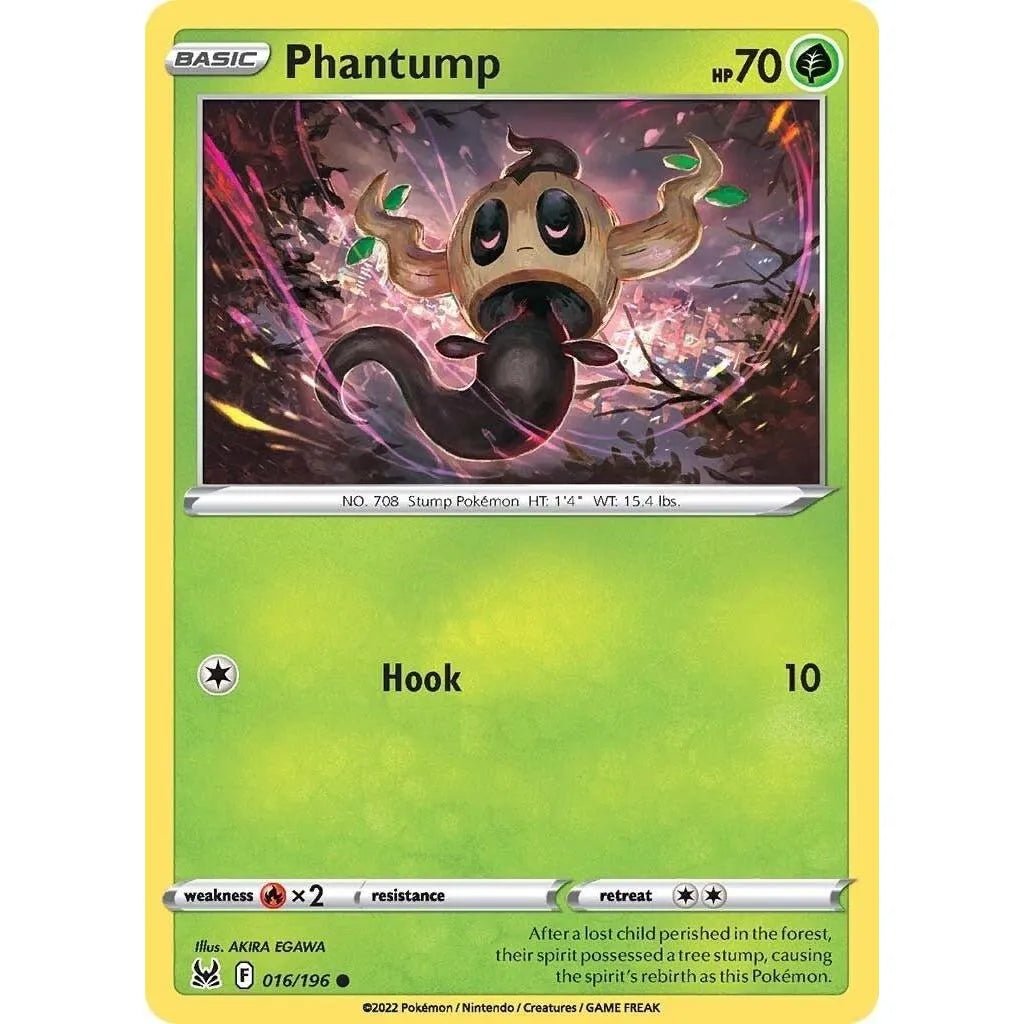 Phantump (016/196) (SWSH11: Lost Origin) in Malta | LAB7