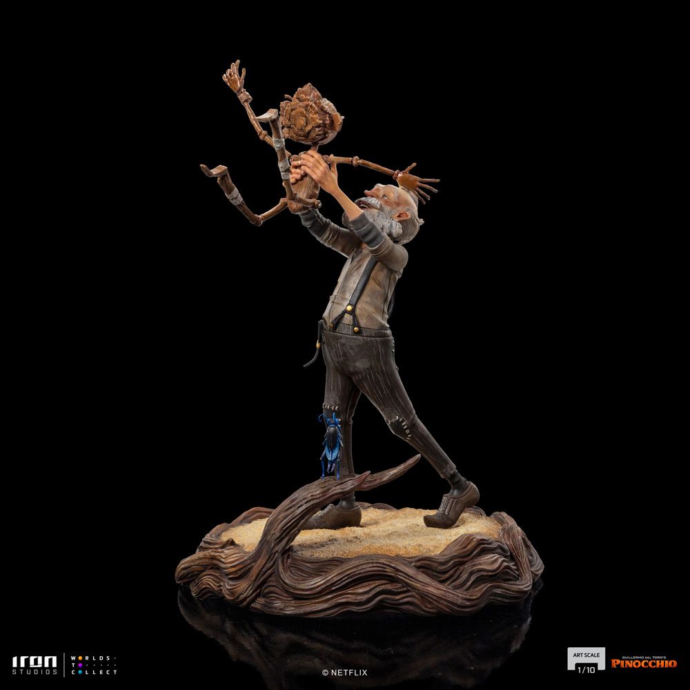Pinocchio Art Scale Statue 1/10 Gepeto & Pinocchio 23 cm by LAB7 Malta, Europe