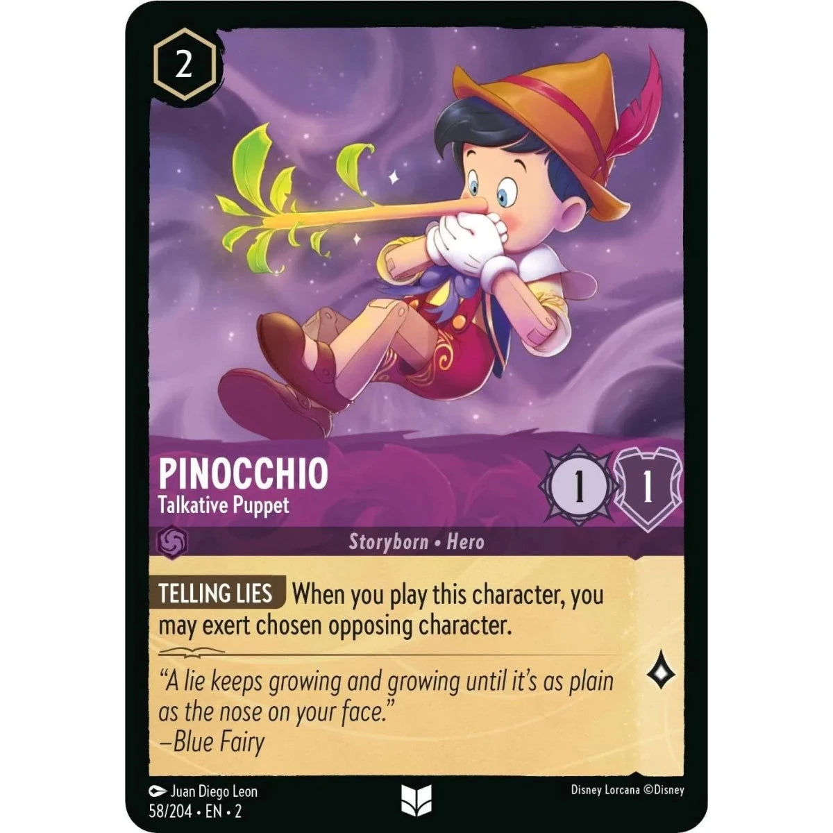 Pinocchio - Talkative Puppet (58/204) (Rise of the Floodborn) in Malta | LAB7