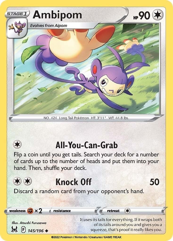 Pokemon - Ambipom (145/196) (SWSH11: Lost Origin)
