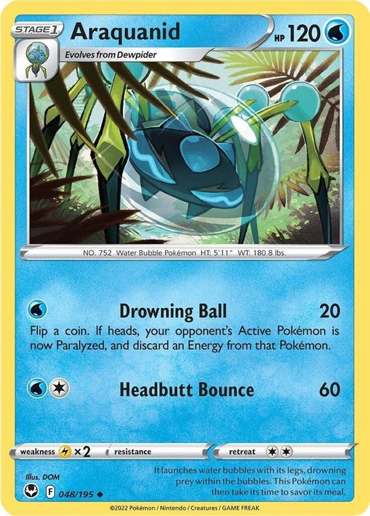 Pokemon - Araquanid (048/195) (SWSH12: Silver Tempest)