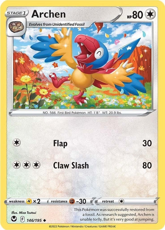 Pokemon - Archen (146/195) (SWSH12: Silver Tempest)