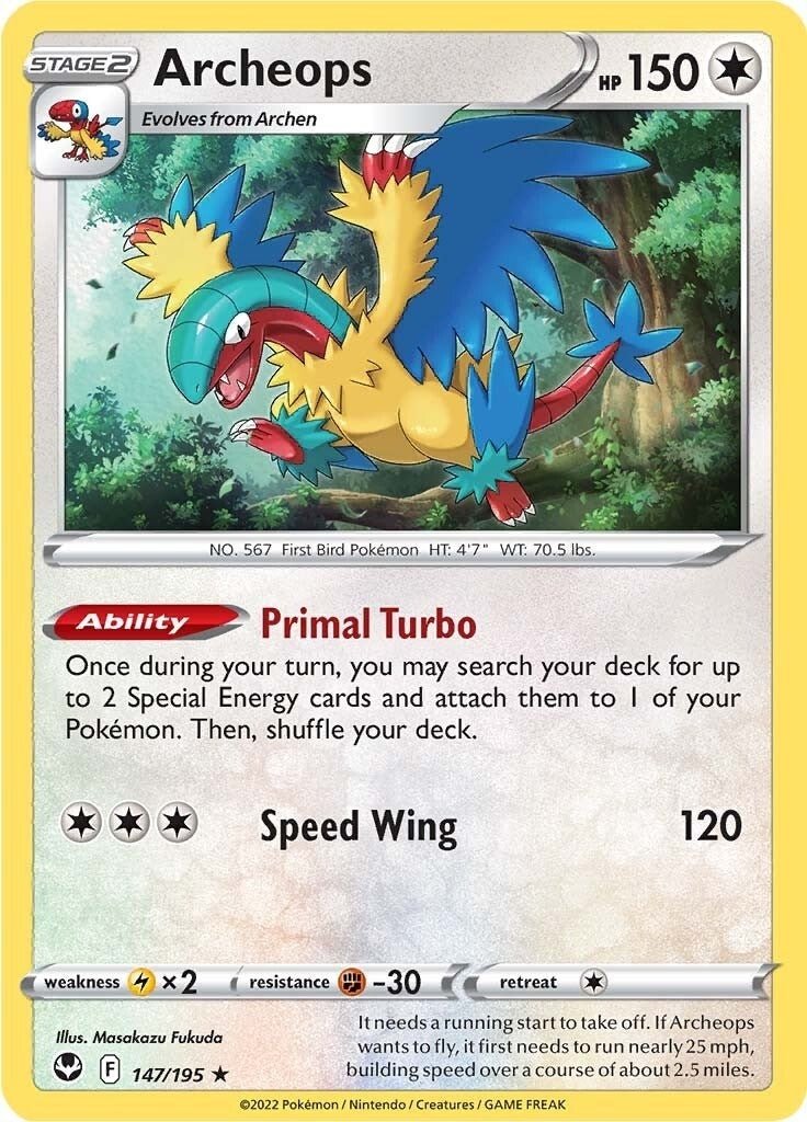 Pokemon - Archeops (147/195) (SWSH12: Silver Tempest)