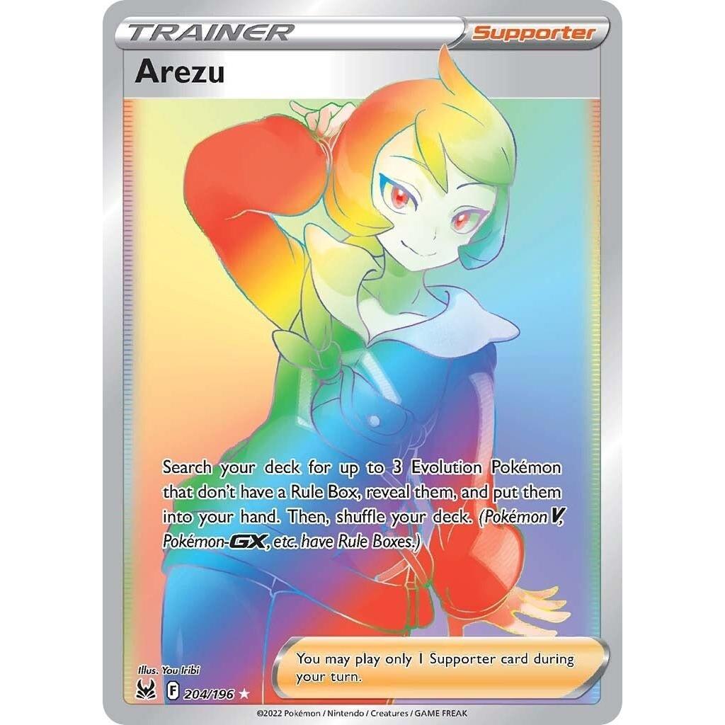 Pokemon Arezu (Secret) (204/196) (SWSH11: Lost Origin) by LAB7 Malta, Europe