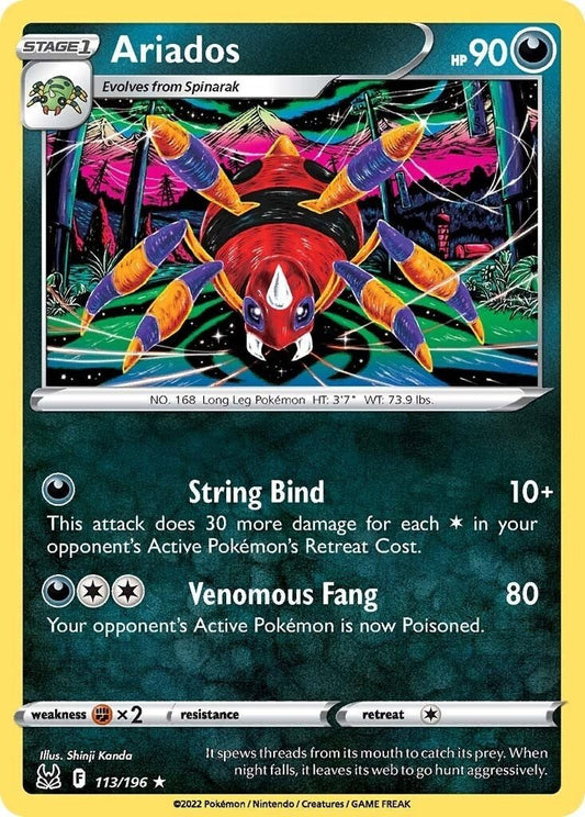 Pokemon - Ariados (113/196) (SWSH11: Lost Origin)