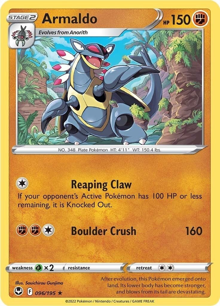 Pokemon - Armaldo (096/195) (SWSH12: Silver Tempest)