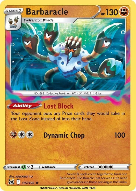Pokemon - Barbaracle (107/196) (SWSH11: Lost Origin)