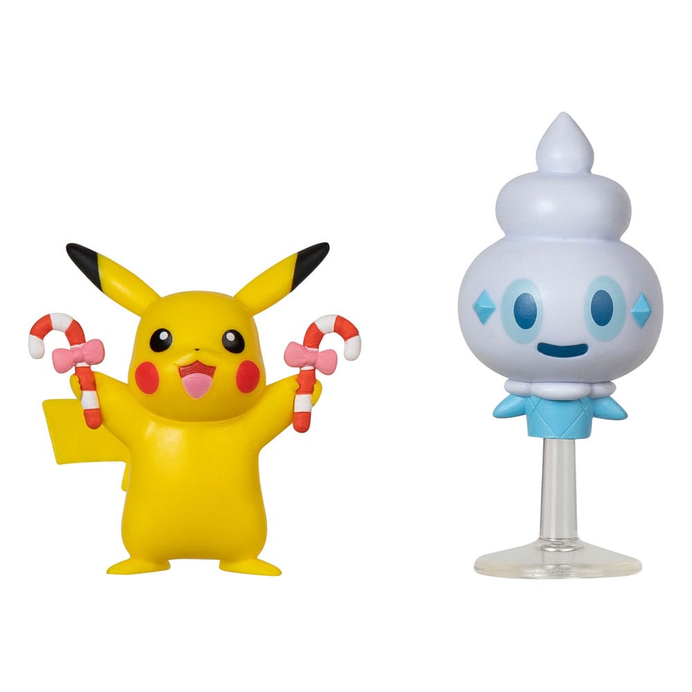 Pokémon Battle Figure Set Figure 2 - Pack Holiday Edition: Pikachu, Vanillite by LAB7 Malta, Europe