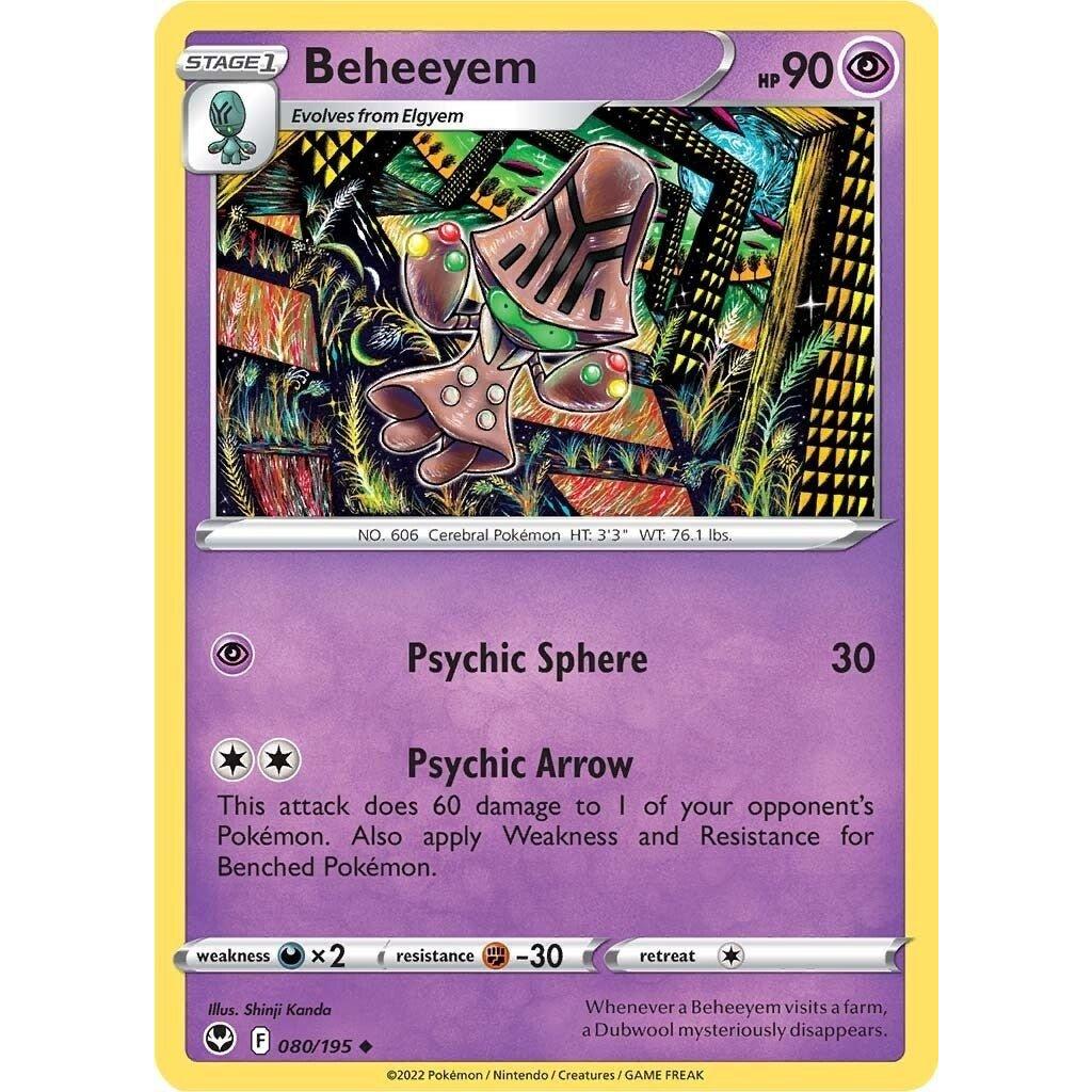 The Pokemon Company Beheeyem (080/195) (SWSH12: Silver Tempest) by LAB7 Malta, Europe