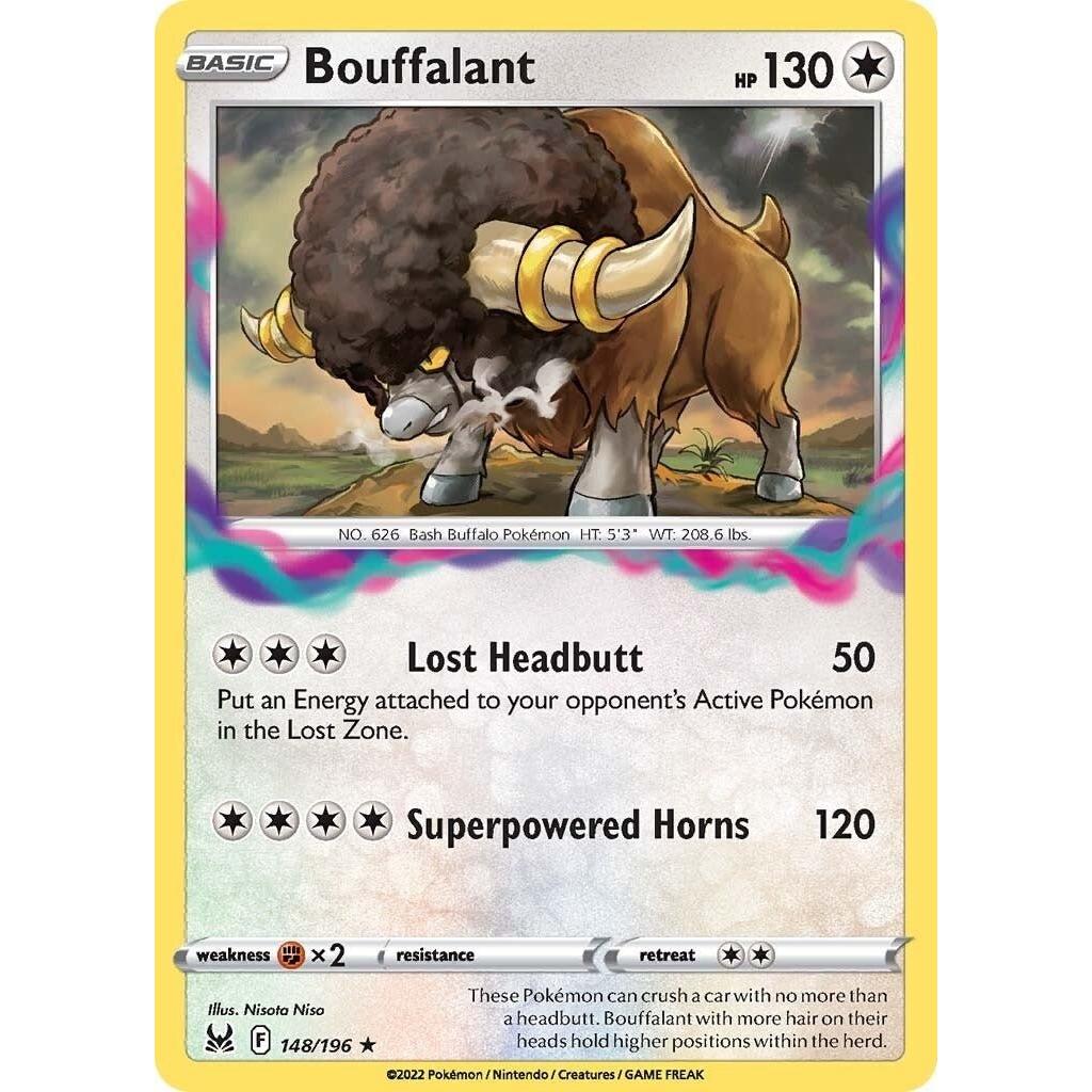 Pokemon Bouffalant (148/196) (SWSH11: Lost Origin) by LAB7 Malta, Europe