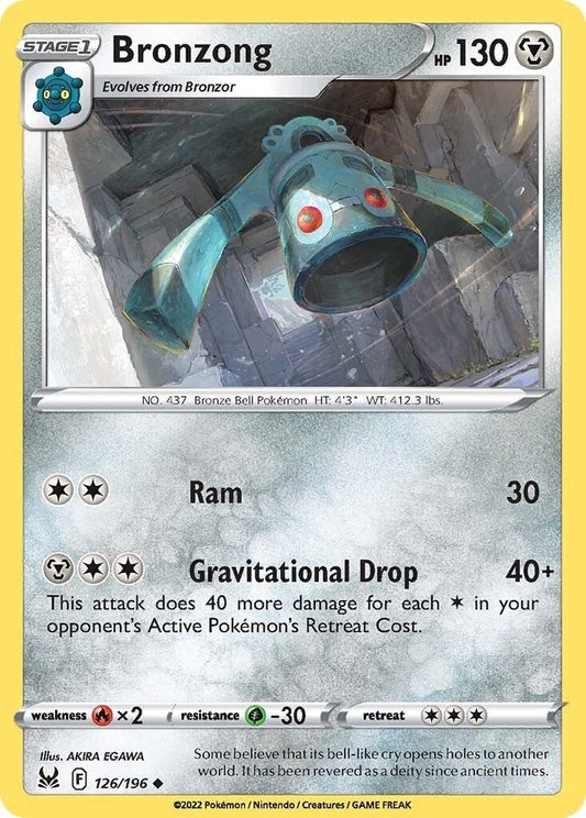 Pokemon - Bronzong (126/196) (SWSH11: Lost Origin)