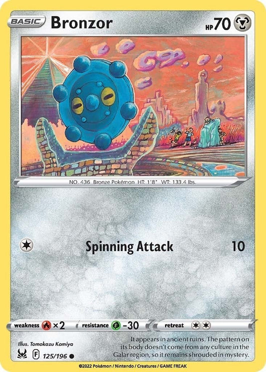Pokemon - Bronzor (125/196) (SWSH11: Lost Origin)
