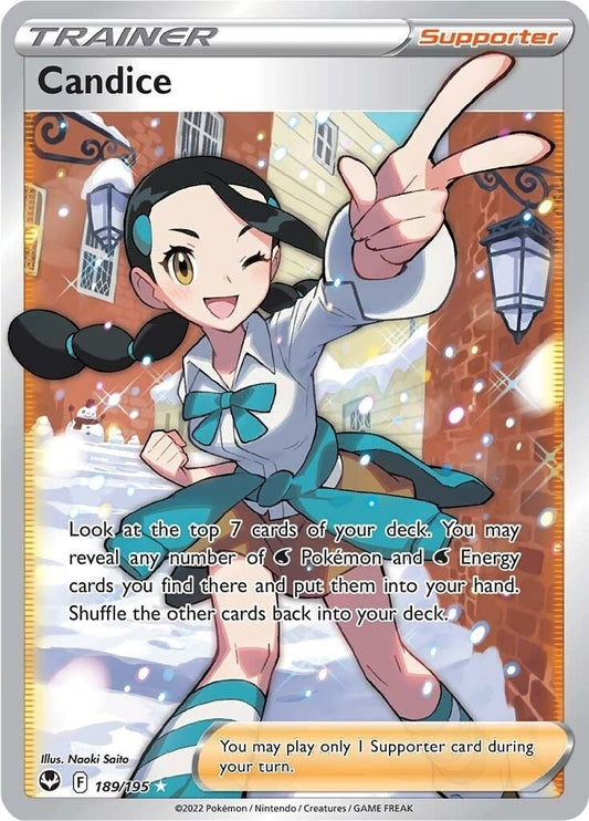 Pokemon - Candice (Full Art) (189/195) (SWSH12: Silver Tempest)