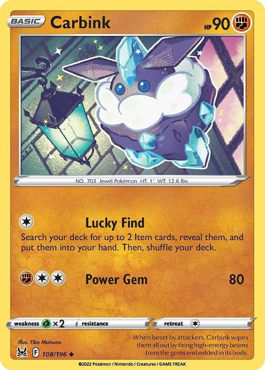 Pokemon - Carbink (108/196) (SWSH11: Lost Origin)