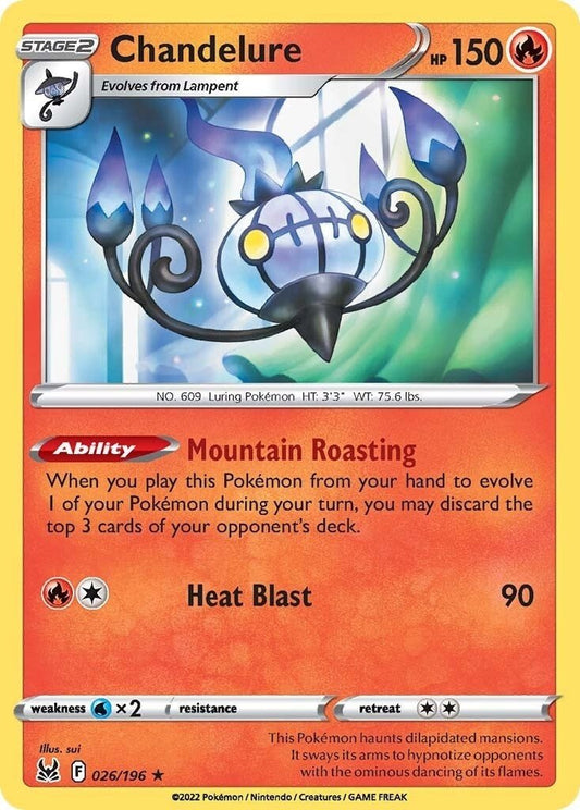 Pokemon - Chandelure (026/196) (SWSH11: Lost Origin)