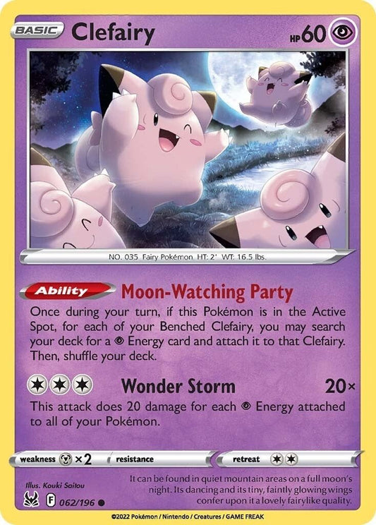 Pokemon - Clefairy (062/196) (SWSH11: Lost Origin)