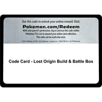 Pokemon Code Card - Lost Origin Build & Battle Box (SWSH11: Lost Origin) by LAB7 Malta, Europe