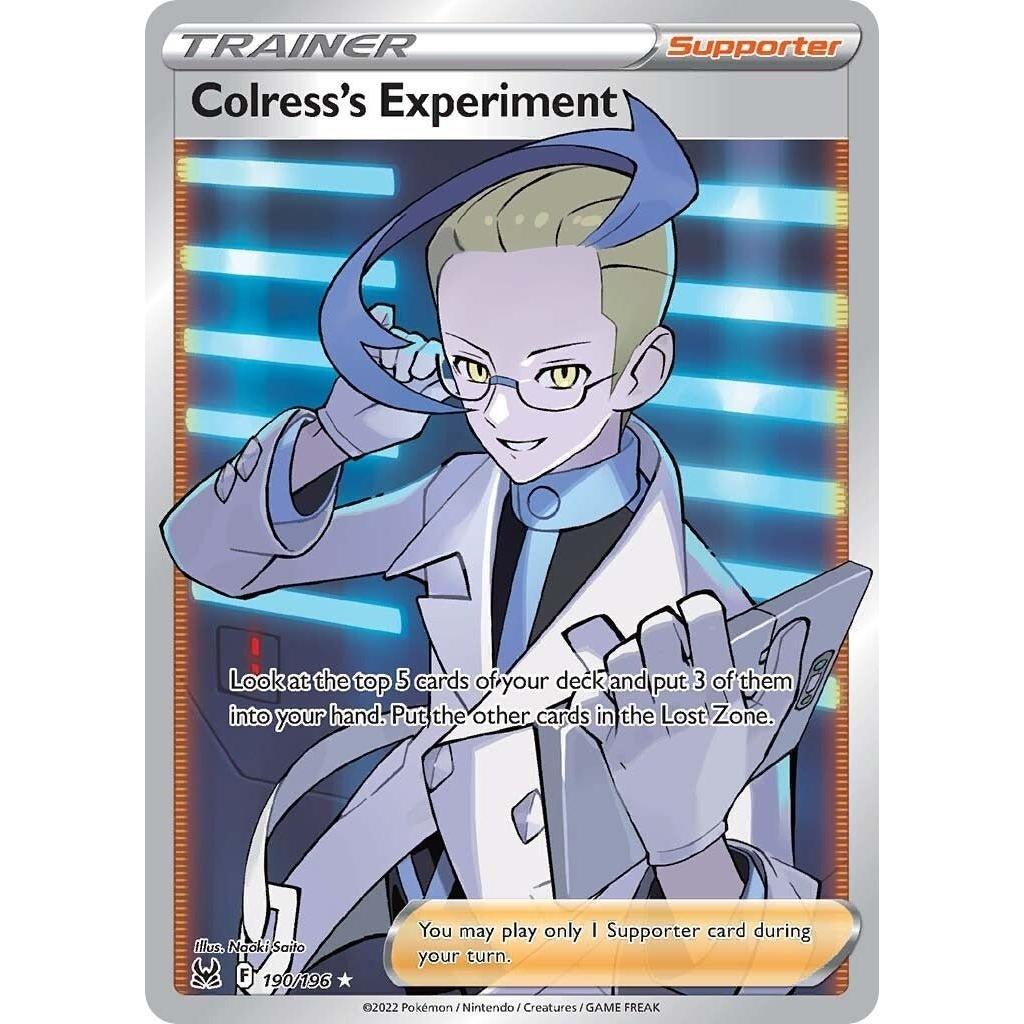 Pokemon Colress's Experiment (Full Art) (190/196) (SWSH11: Lost Origin) by LAB7 Malta, Europe