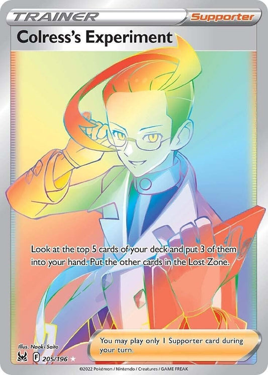 Pokemon - Colress's Experiment (Secret) (205/196) (SWSH11: Lost Origin)