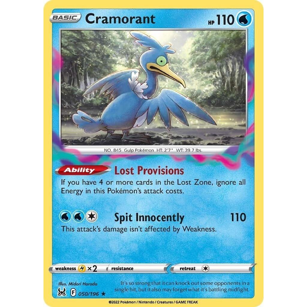 Pokemon Cramorant (050/196) (SWSH11: Lost Origin) by LAB7 Malta, Europe
