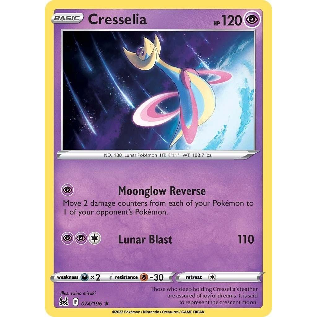 Pokemon Cresselia (074/196) (SWSH11: Lost Origin) by LAB7 Malta, Europe