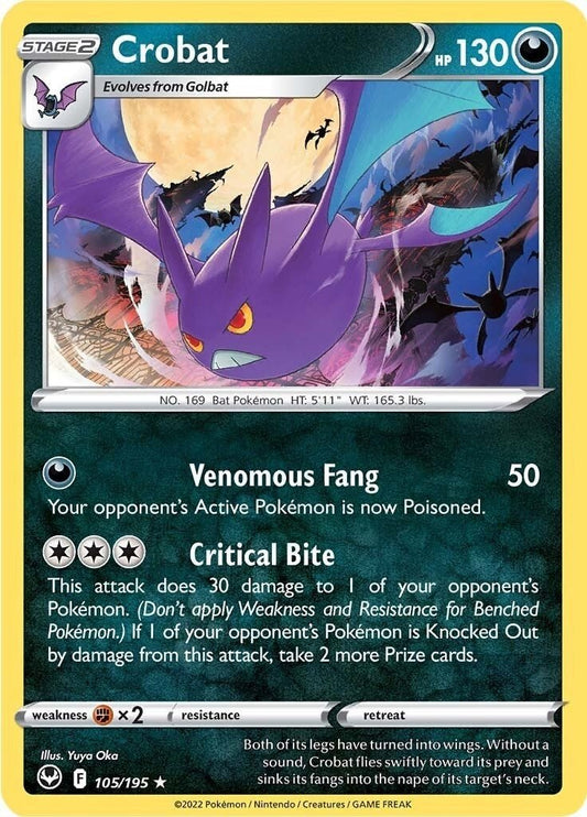 Pokemon - Crobat (105/195) (SWSH12: Silver Tempest)