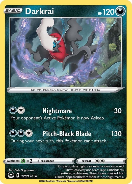 Pokemon - Darkrai (120/196) (SWSH11: Lost Origin)