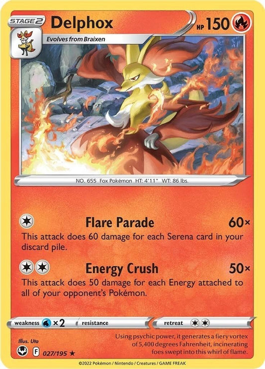 Pokemon - Delphox (027/195) (SWSH12: Silver Tempest)