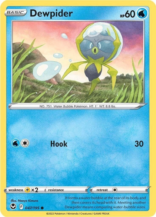 Pokemon - Dewpider (047/195) (SWSH12: Silver Tempest)