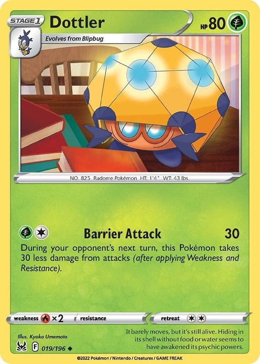 Pokemon - Dottler (019/196) (SWSH11: Lost Origin)
