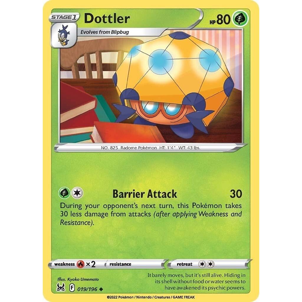 Pokemon Dottler (019/196) (SWSH11: Lost Origin) by LAB7 Malta, Europe