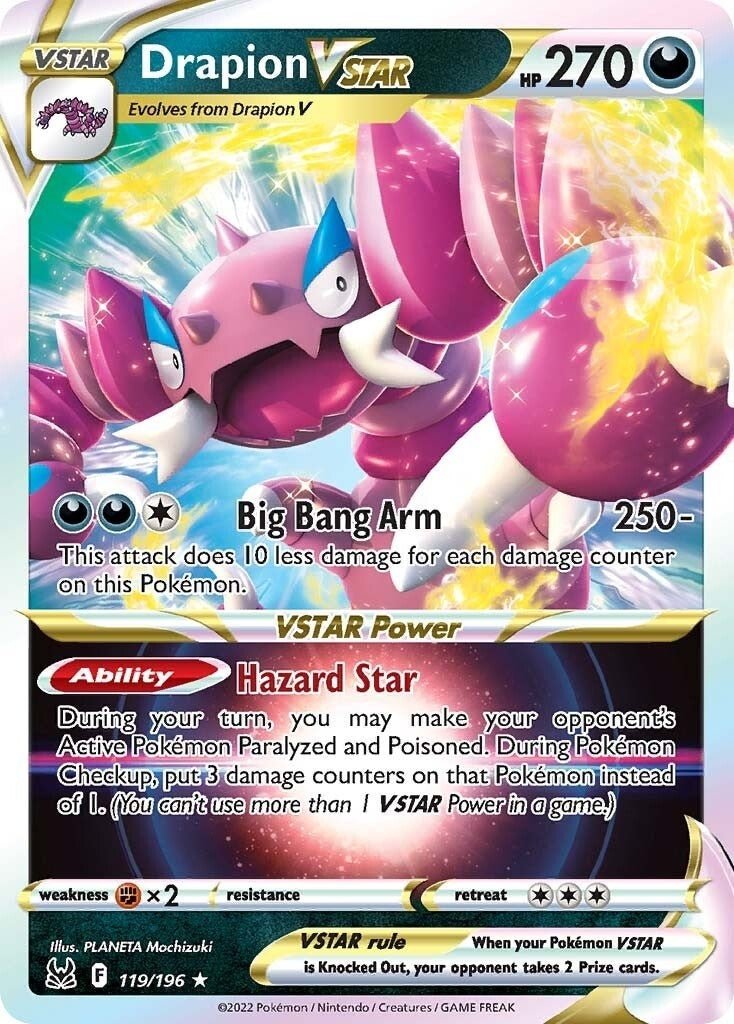 Pokemon - Drapion VSTAR (119/196) (SWSH11: Lost Origin)