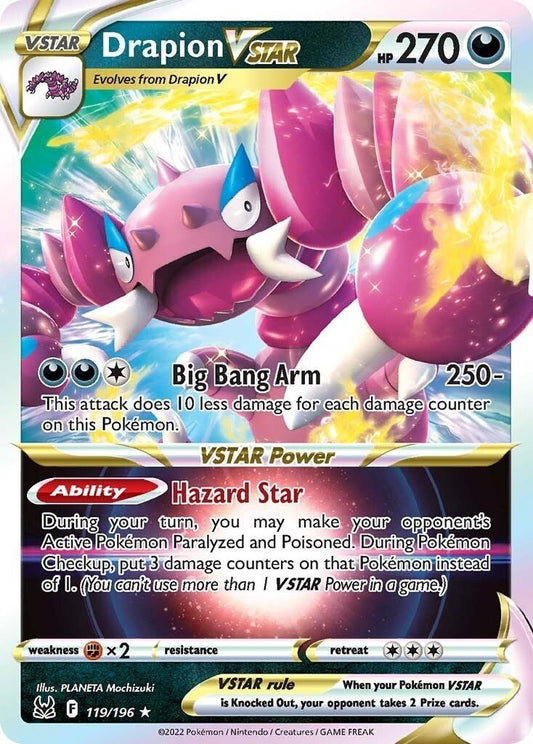 Pokemon - Drapion VSTAR (119/196) (SWSH11: Lost Origin)