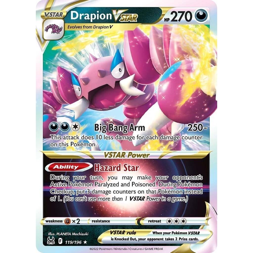 Pokemon Drapion VSTAR (119/196) (SWSH11: Lost Origin) by LAB7 Malta, Europe
