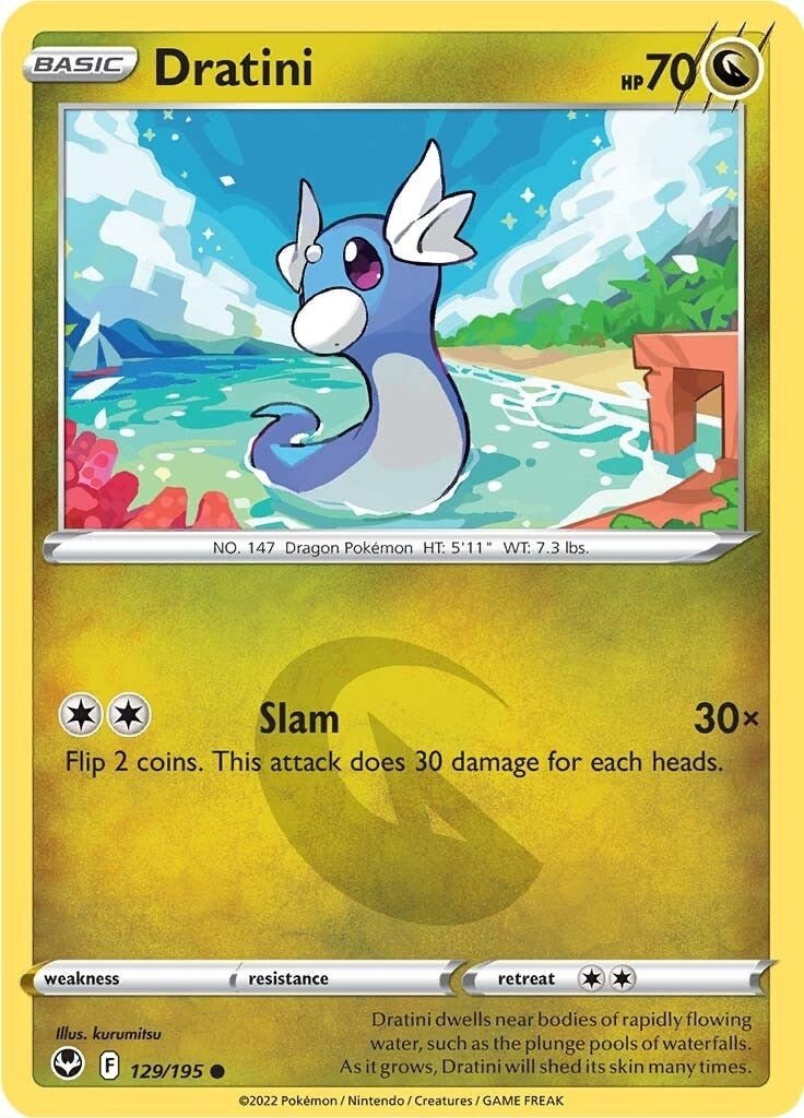 Pokemon - Dratini (129/195) (SWSH12: Silver Tempest)