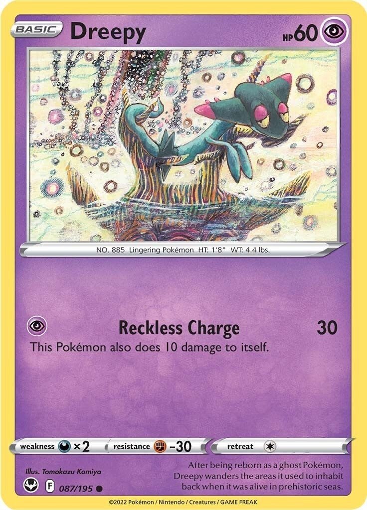 Pokemon - Dreepy (087/195) (SWSH12: Silver Tempest)