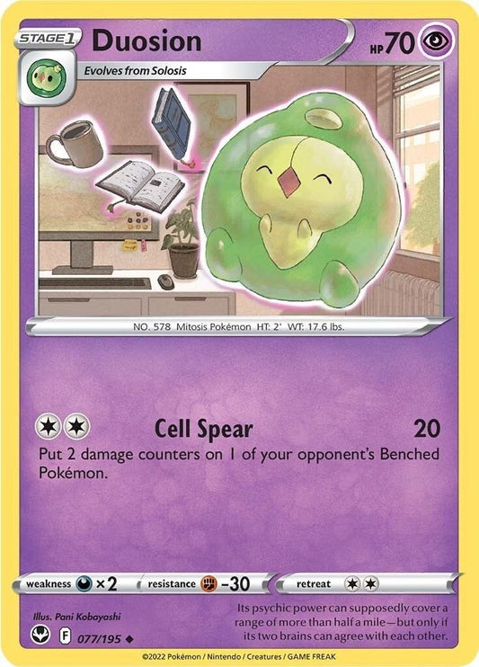 Pokemon - Duosion (077/195) (SWSH12: Silver Tempest)