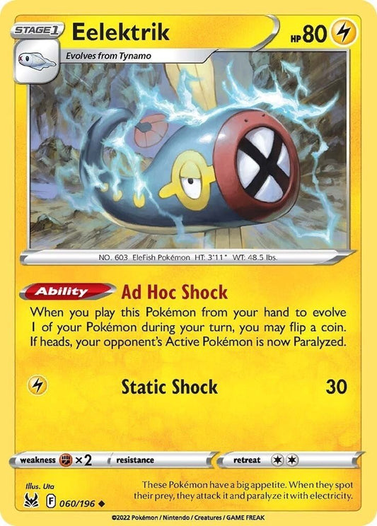 Pokemon - Eelektrik (060/196) (SWSH11: Lost Origin)