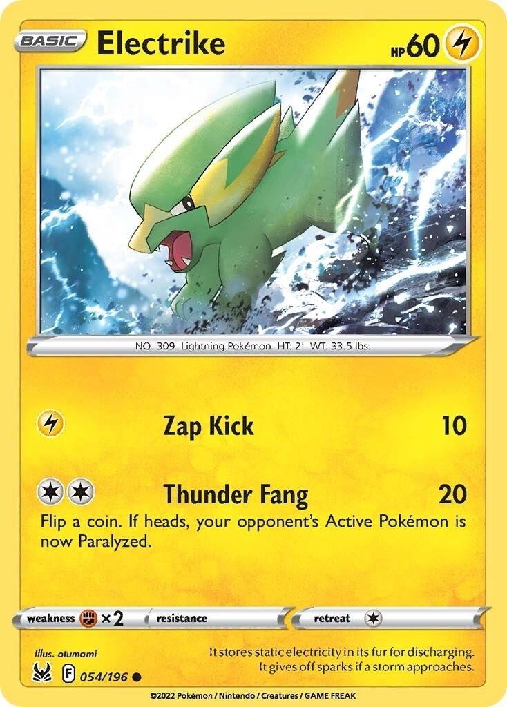 Pokemon - Electrike (054/196) (SWSH11: Lost Origin)