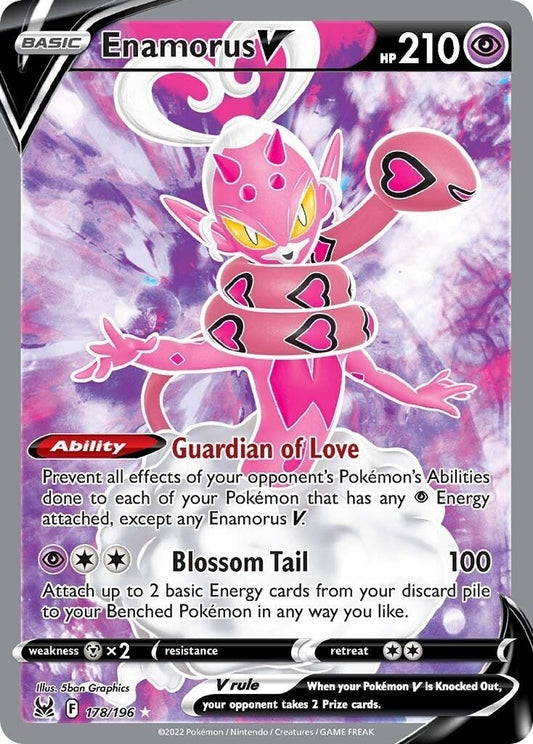 Pokemon - Enamorus V (Full Art) (178/196) (SWSH11: Lost Origin)