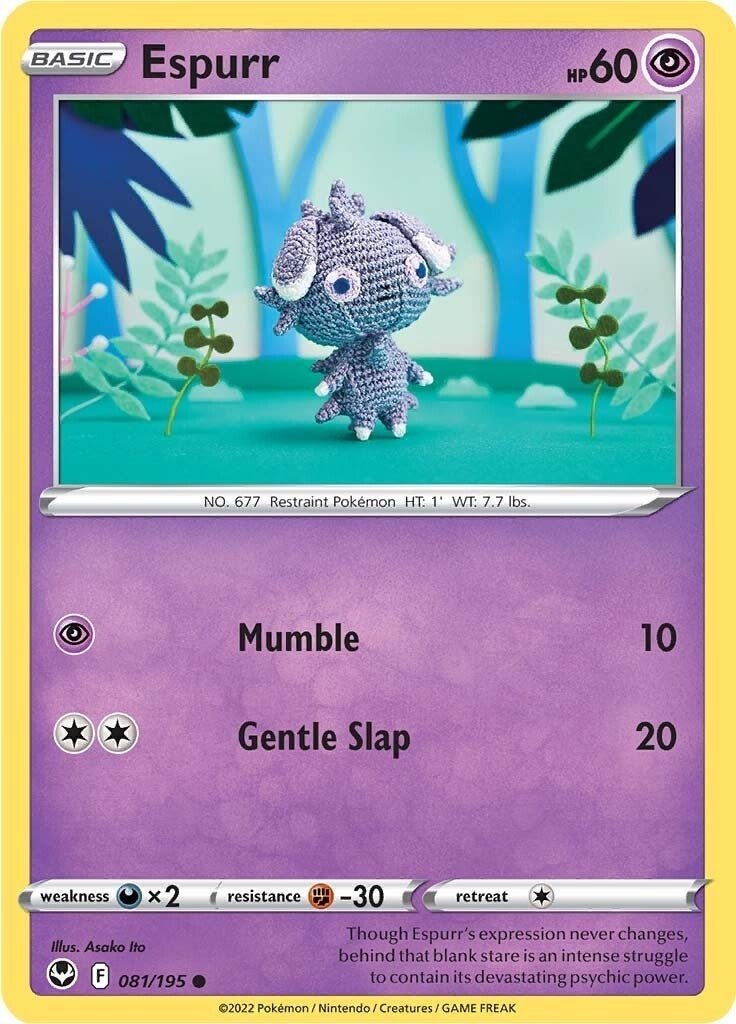Pokemon - Espurr (081/195) (SWSH12: Silver Tempest)